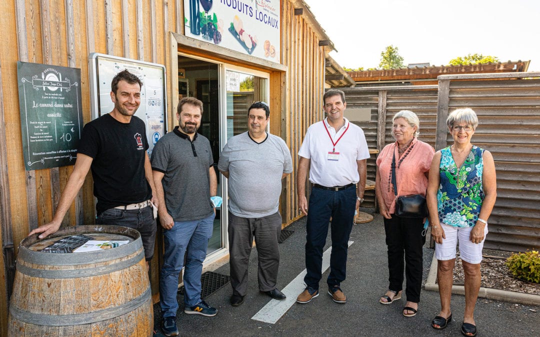 Inauguration de l’épicerie du camping le Carbonnier