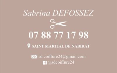 SD Coiffure – Service à domicile