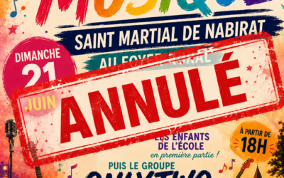 Annulation fête de la musique
